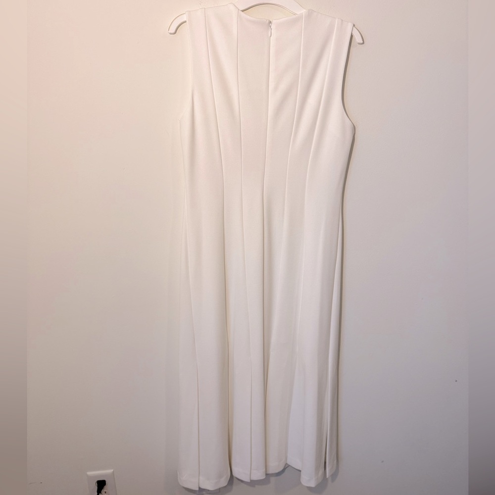 Calvin Klein white dress sz 10 - Picture 4 of 6